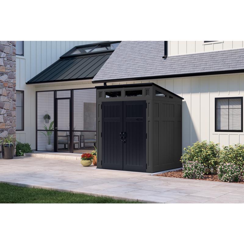 SHED MODRN BLK/GRY 6X5'