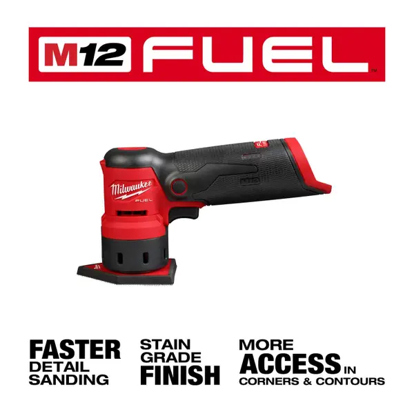 Milwaukee M12 FUEL Orbital Detail Sander