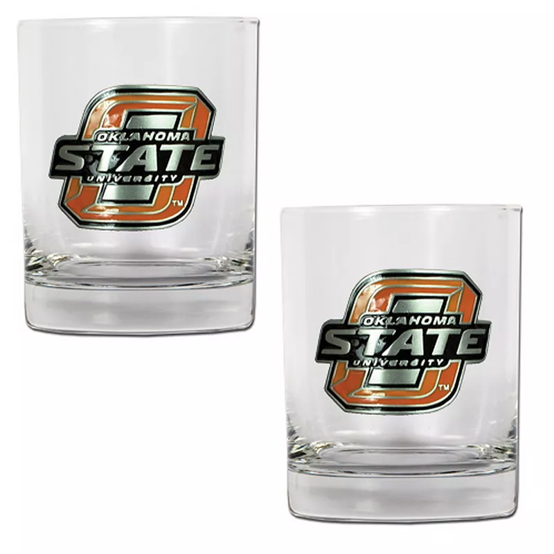 Oklahoma State Cowboys 2-pc. Rocks Glass Set