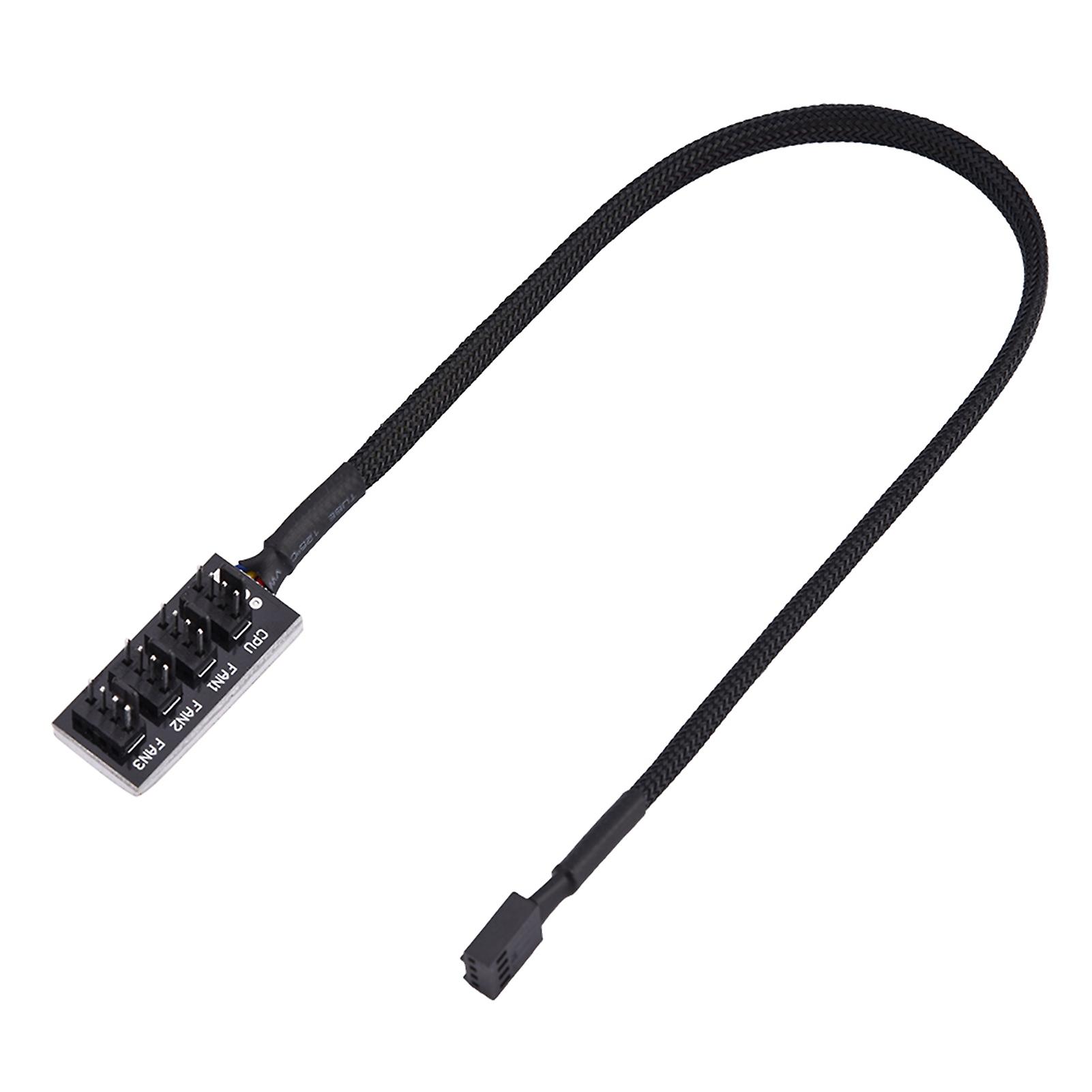 4-pin Computer Cpu/case Fan Power Multi Splitter Connector Cable Adapter