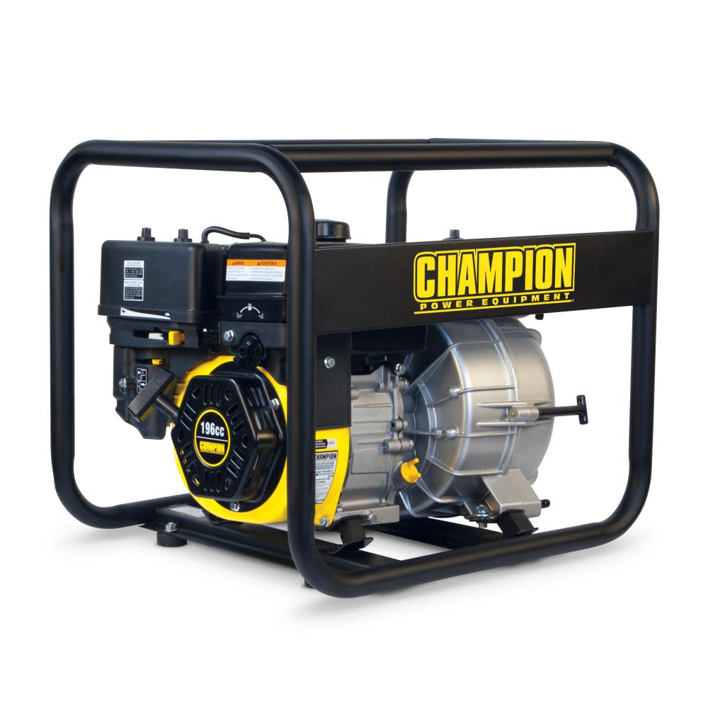 Champion 3-Inch Gas-Powered Semi-Trash Water Transfer Pump ;