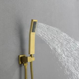 FORCLOVER Single-Handle 1-Spray Tub and Shower Faucet in Gold (Valve Included) GeYSWNK45