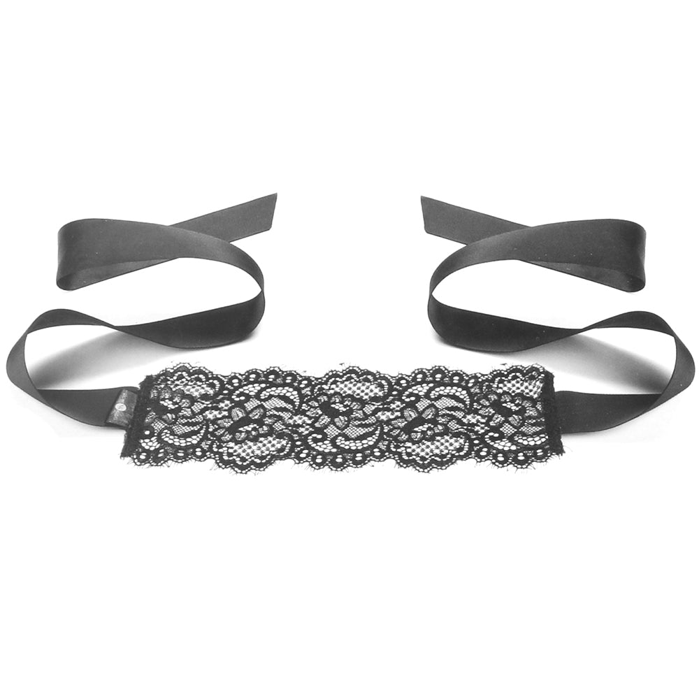 Secret Kisses Boudoir Lace Blindfold