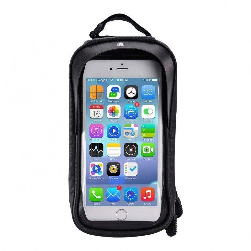 6.0 inch waterproof Cycling phone bag Bicycle top front tube Bike frame Bag with Touch Screen Phone Case