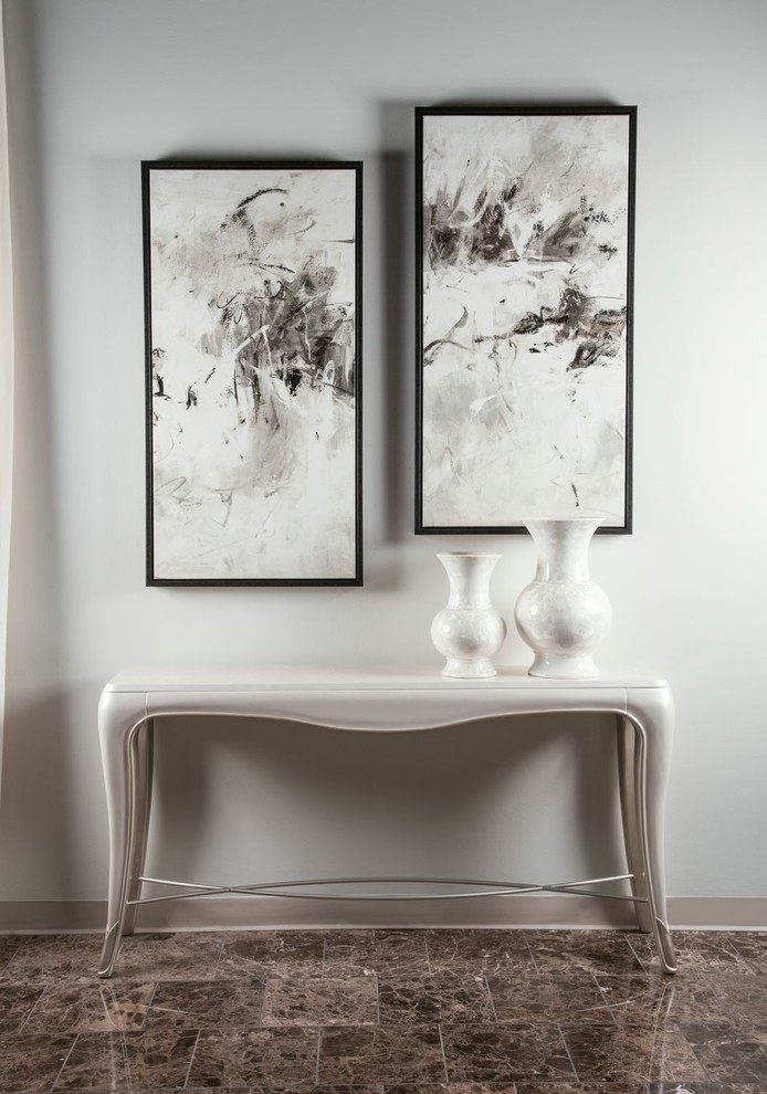 AICO Michael Amini London Place Console   Contemporary   Console Tables   by Unlimited Furniture Group  Houzz