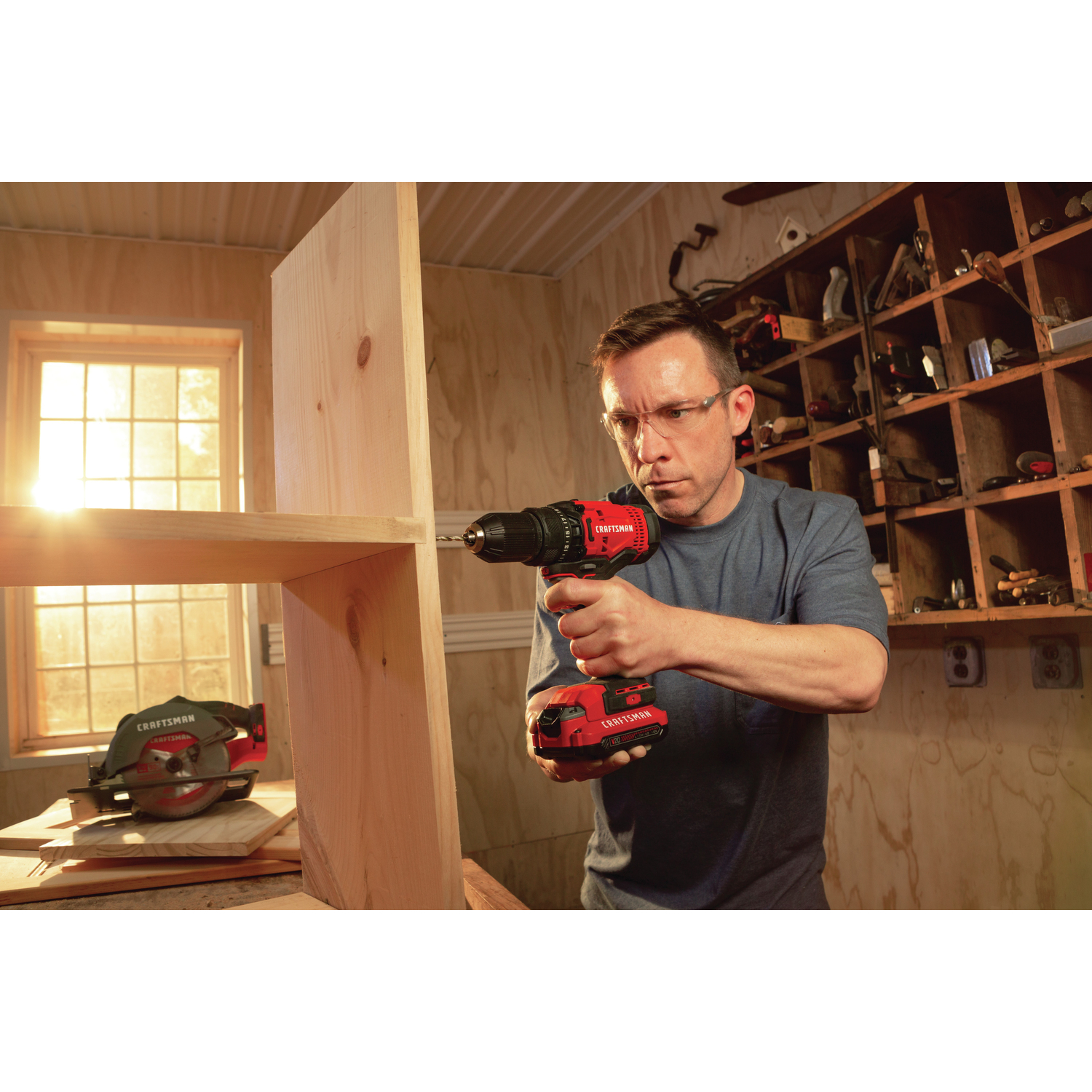 Craftsman V20 20 V 1/2 in. Brushed Cordless Compact Drill Kit (Battery \u0026 Charger)