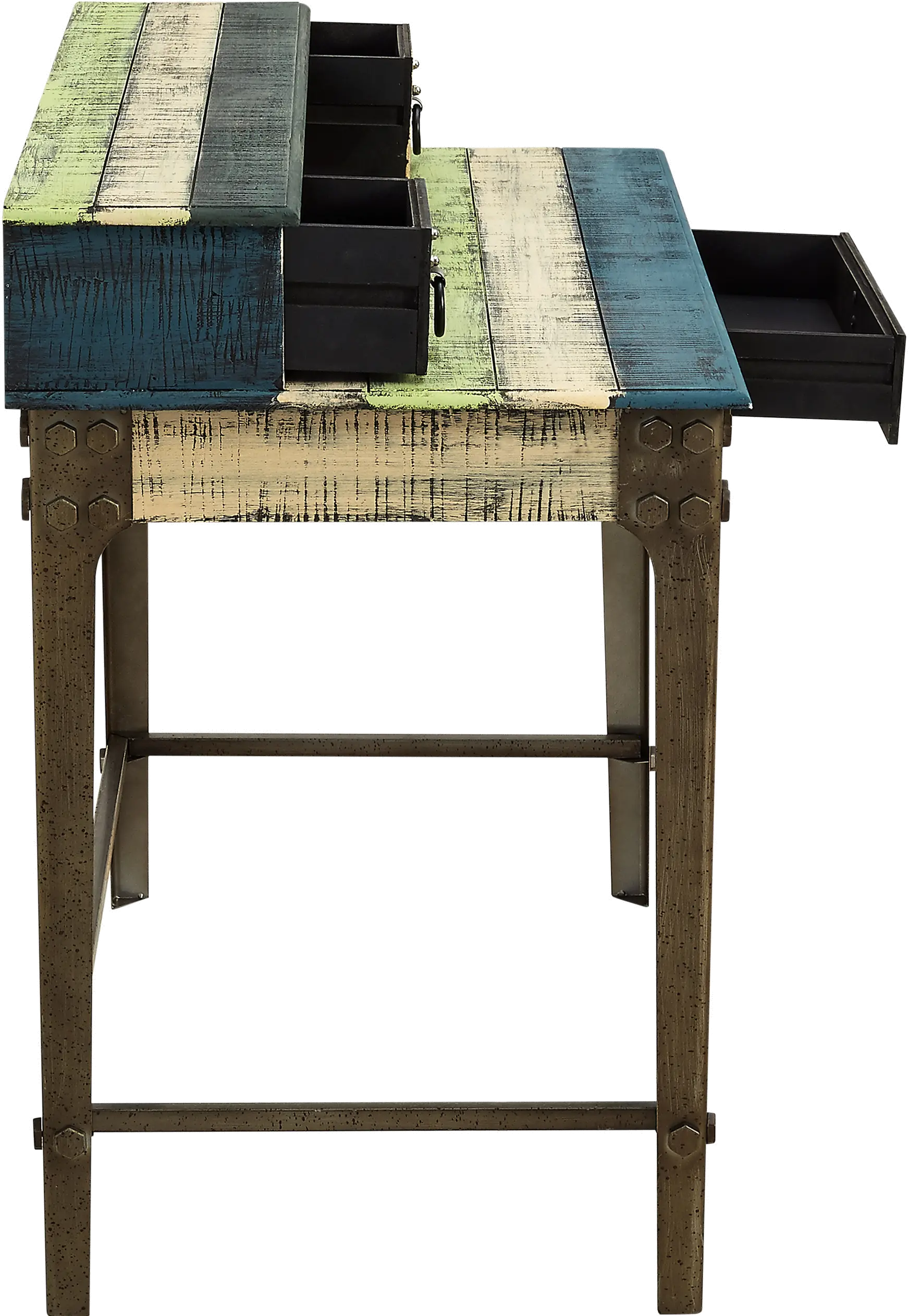 Calyspo Blue Rustic Desk