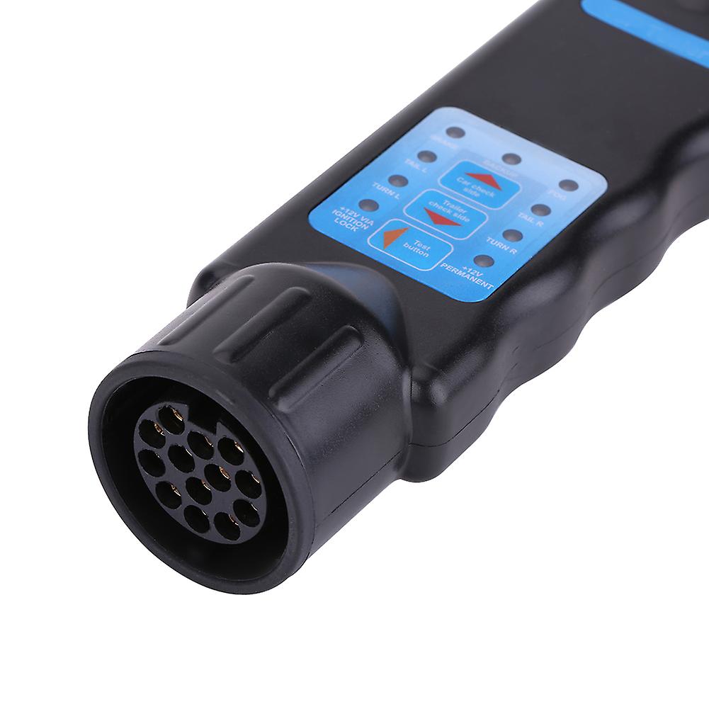 12v 13 Pin Led Light Wiring Cable Circuit Plug Socket Tester For Vehicle Trailer Towbar Towing