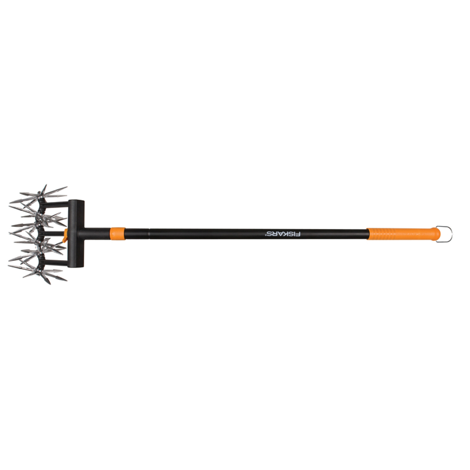 Fiskars Steel Rotary Hand Cultivator Wood Handle