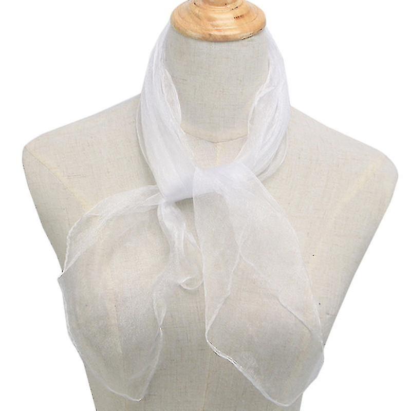 2pcs Womens Chiffon Lightweight Scarf Scarves Neck Tie Head Wrap Stole Shawl