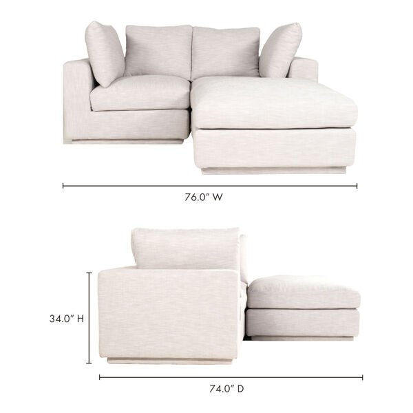 Justin Gray Nook Modular Sectional Sofa