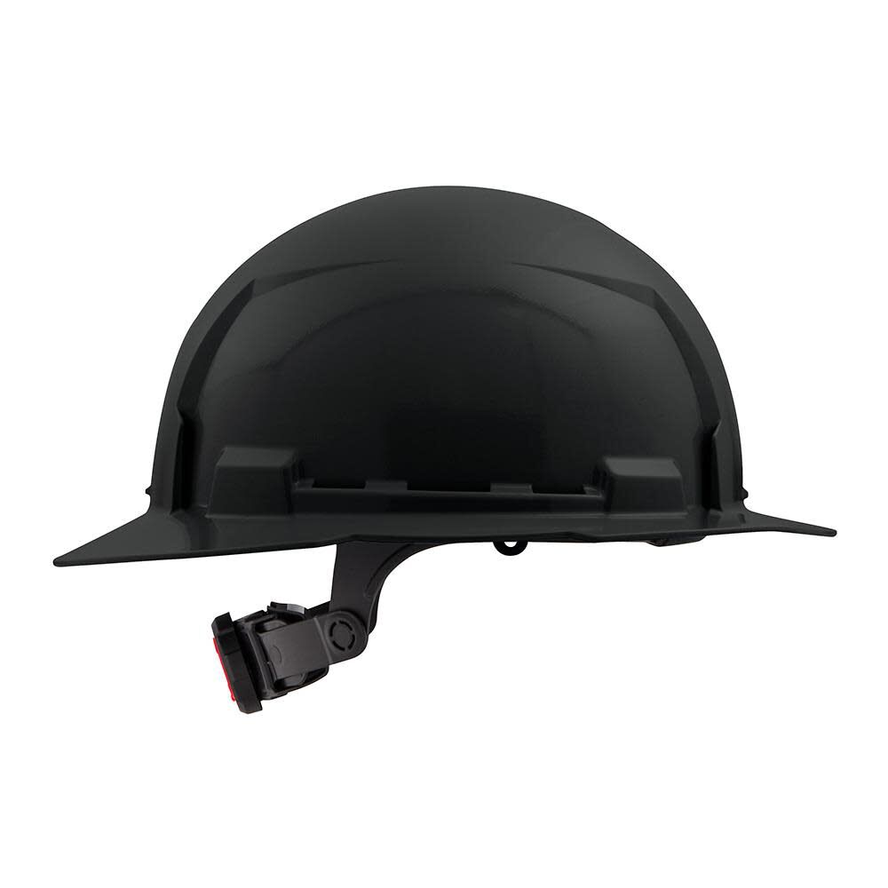 MW Black Full Brim Hard Hat with 6pt Ratcheting Suspension Type 1 Class E 48-73-1131 from MW