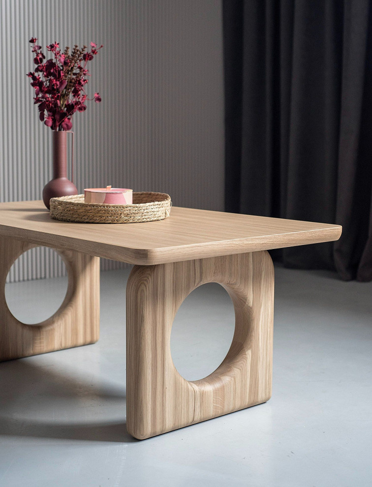 Modrest Washington Modern Natural Oak Coffee Table   Modern   Coffee Tables   by Vig Furniture Inc.  Houzz