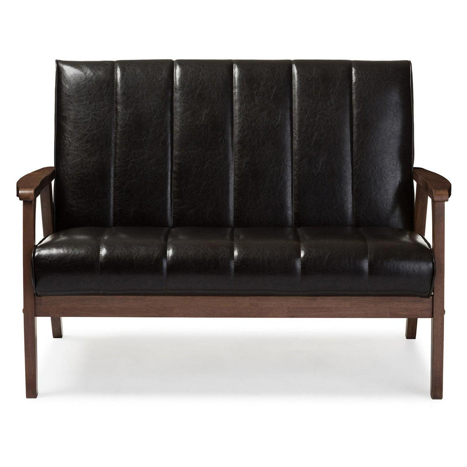 Baxton Studio Nikko Loveseat