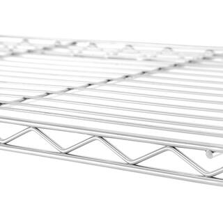 MZG Chrome 5-Tier Steel Shelving (15.7 in. x 33.5 in. x 71.4 in.) 4085181OFH501SG