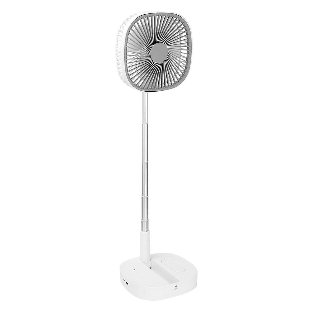 Portable Folding Desktop Fan Usb Rechargeable Telescopic Fan For Homewhite