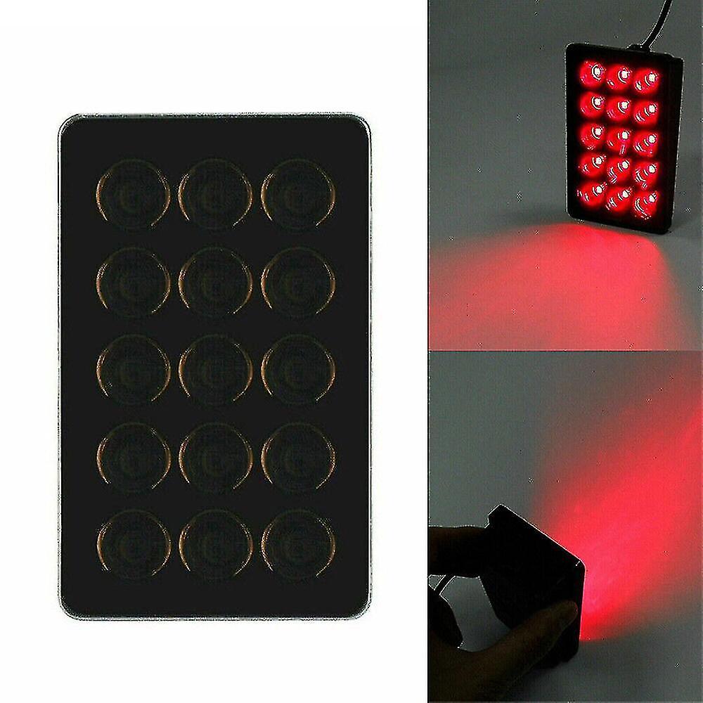 F1 Style 15 Led Rear 3rd Third Brake Light Strobe Flashing Tail Brake Stop Light