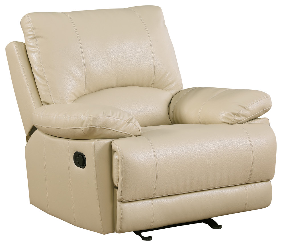 Anthony Leather Air Match Chair   Contemporary   Recliner Chairs   by Luxuriant Furniture  Houzz