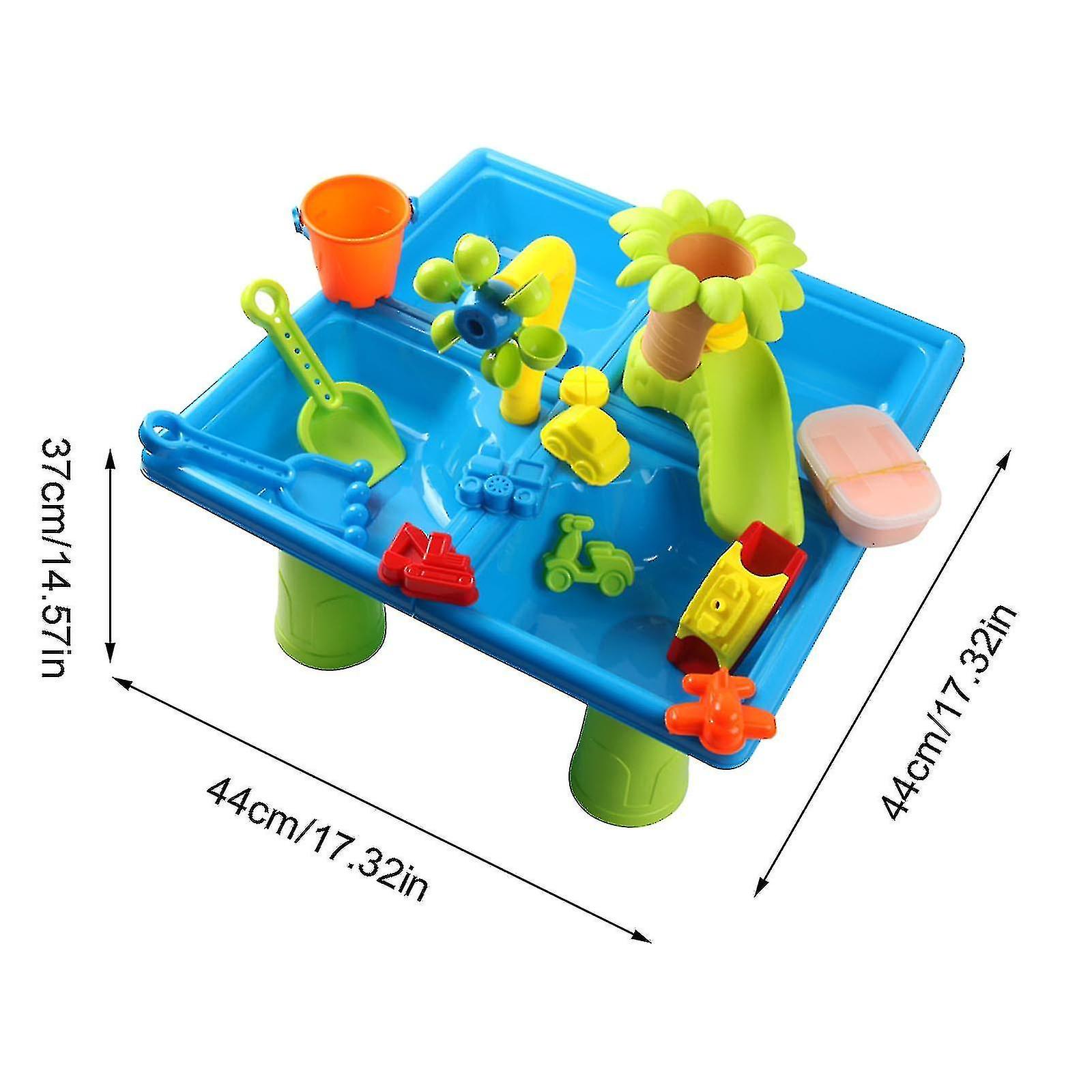 Sand Water Table For Toddlers 4 In 1 Sand Table And Water Play Table Kids Table Activity Sensory Play Table Beach Sand Water Toy