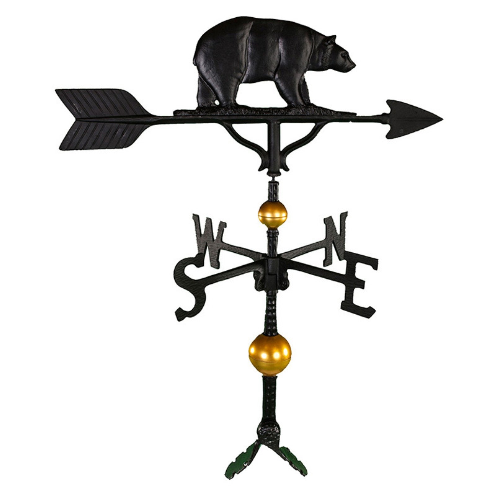 Deluxe Black Bear Weathervane - 32 in.