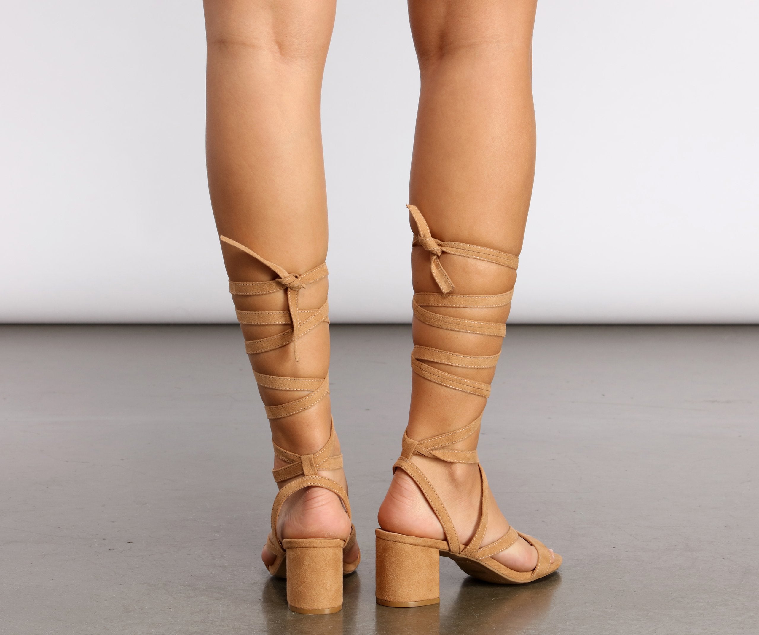 Less Is More Strappy Low Heels