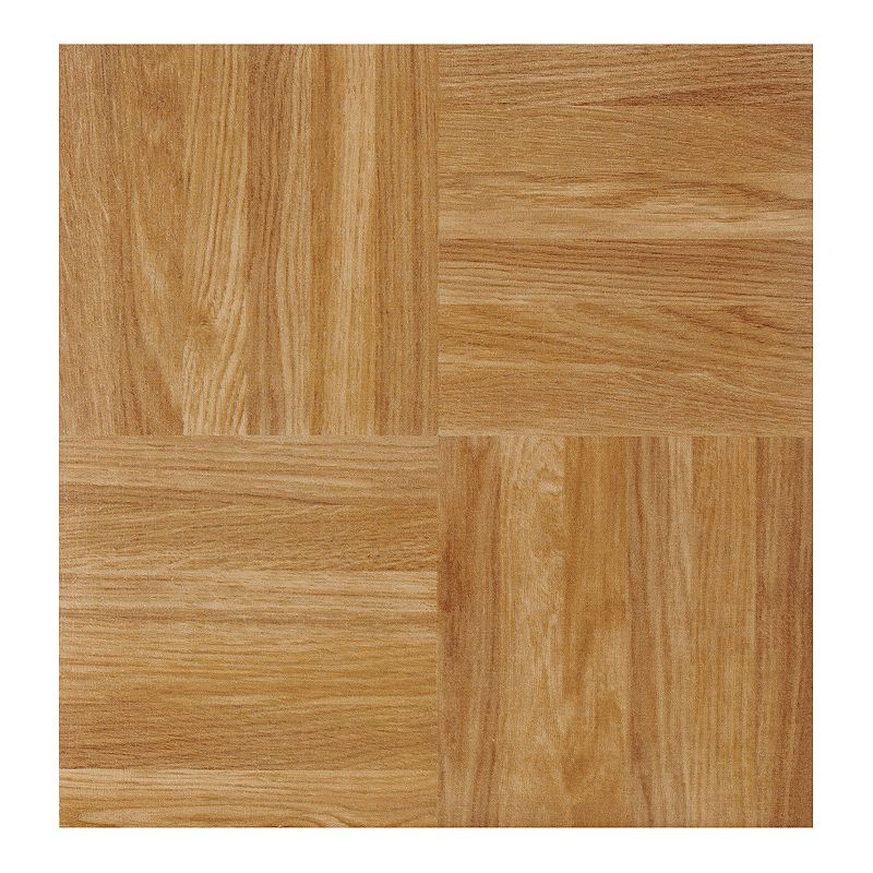 Achim Sterling Square Parquet 20-piece Self Adhesive Vinyl Floor Tile Set