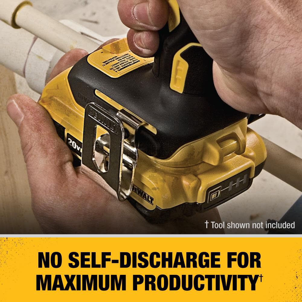 DEWALT 20V MAX Compact Lithium Ion 2Ah Battery Pack DCB203 from DEWALT