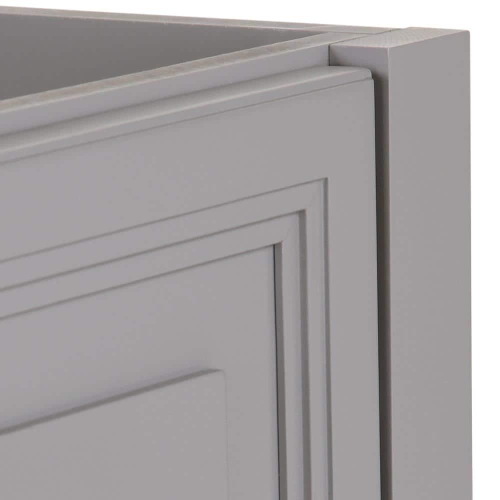 Home Decorators Collection Brinkhill 24 in W x 22 in D x 34 in H Bath Vanity Cabinet Only in Sterling Gray