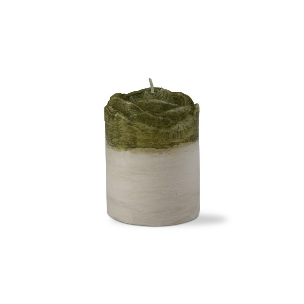 Tagltd Succulent Candle Large Hand poured Paraffin Wax Outdoor Use