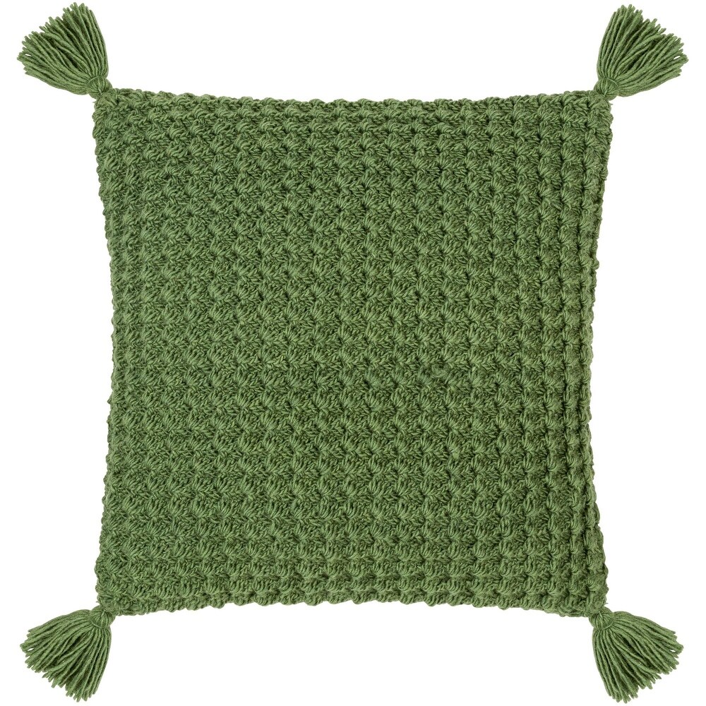 Artistic Weavers Kalae Large Knit Crochet Pattern Throw Pillow