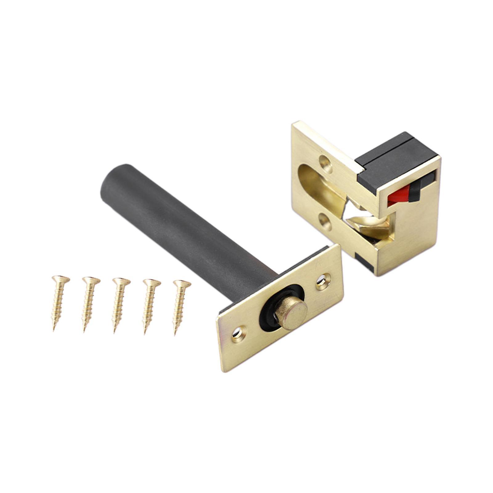 Door Chain Lock With Screws Thicken Security Chain Door Bolt Easy To Install Gold