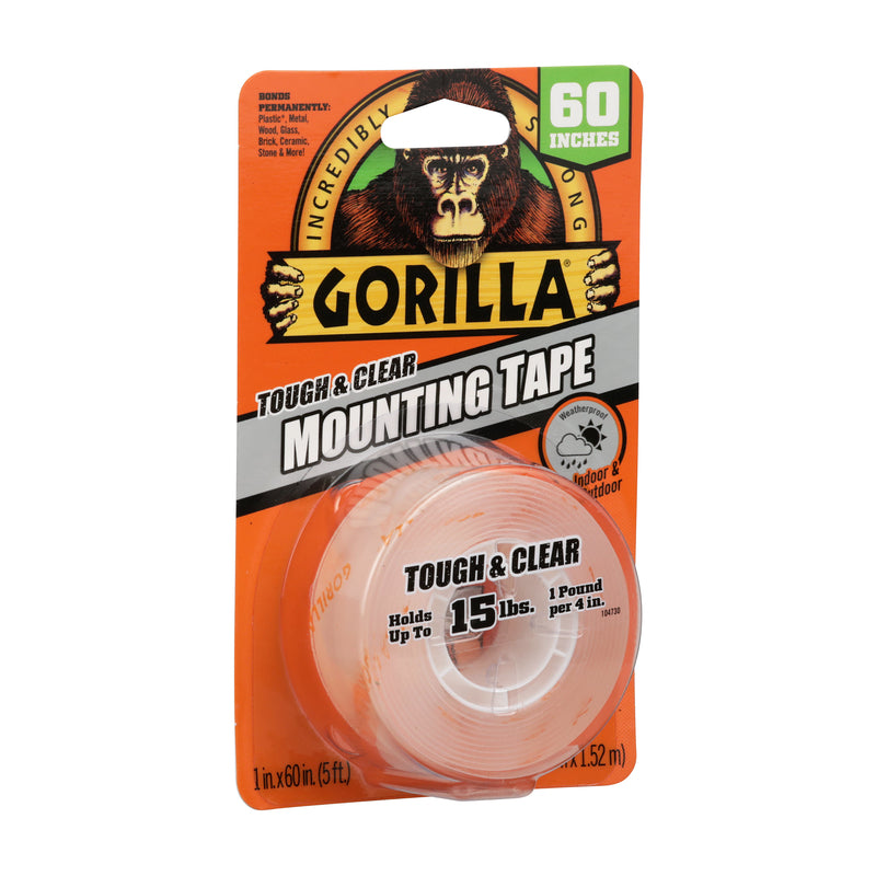 GORILLA MOUNTG TAPE CLR