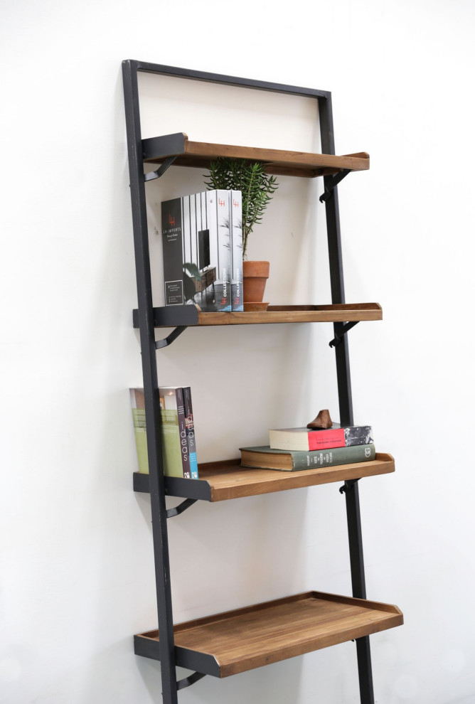 D Bodhi Wall Rack  Brown   Industrial   Bookcases   by LH Imports  Houzz