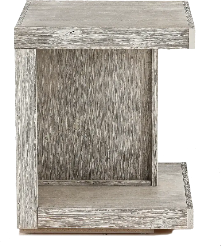 Avery Loft Limestone Gray End Table