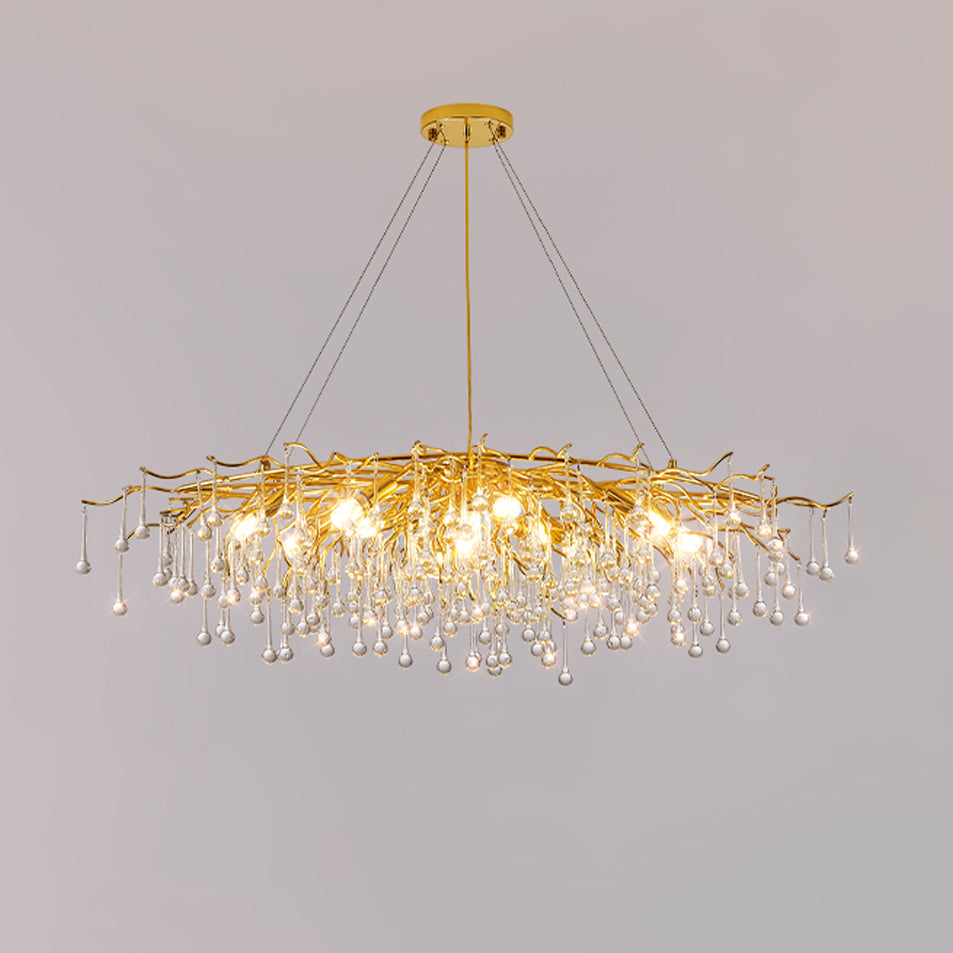 Teardrop Crystal Chandelier