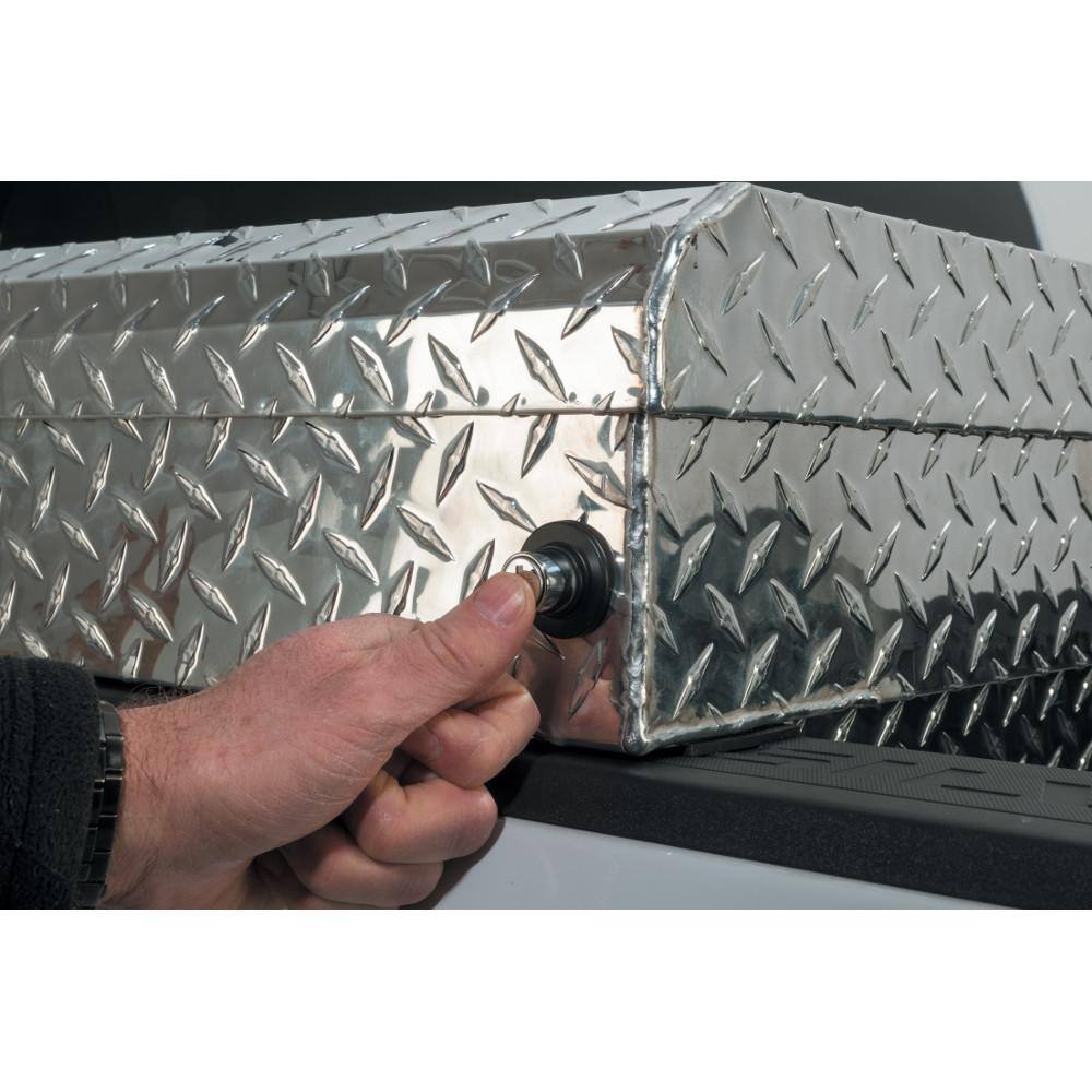 Husky 71.36 in. Diamond Plate Aluminum Full Size Crossbed Truck Tool Box 102100-9-01