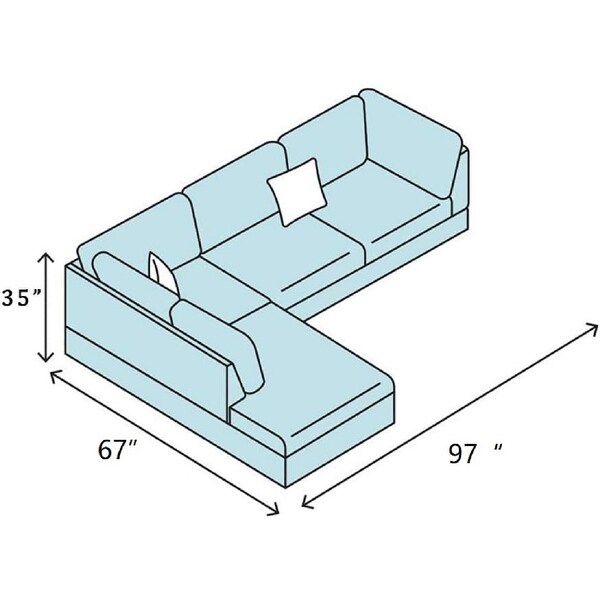 2-Pieces Sectional Sofa and Chaise，Brown，Faux Leather(09723A-2)