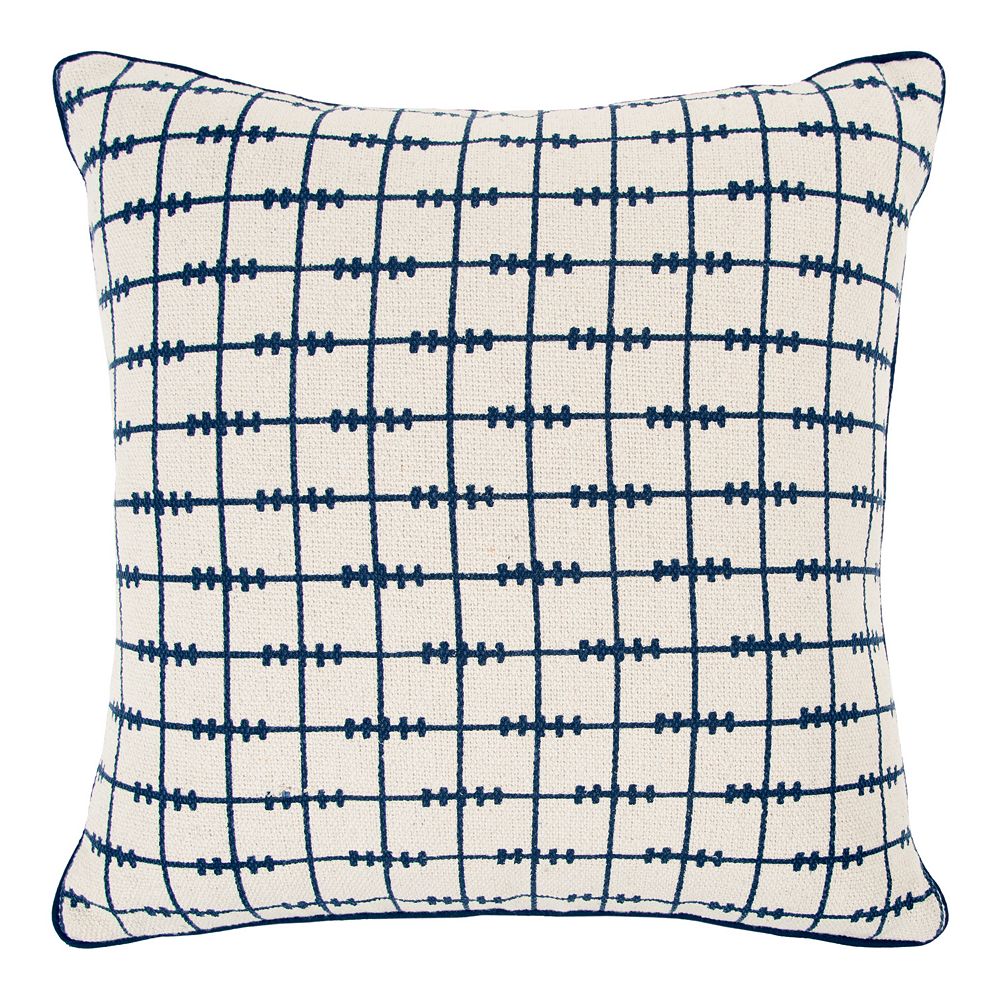 Donny Osmond Babs Indigo Geometric Pillow