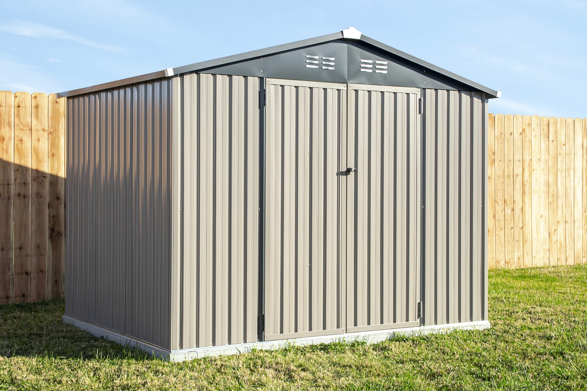 Cover-It 8x6 Steel Outdoor Storage Shed