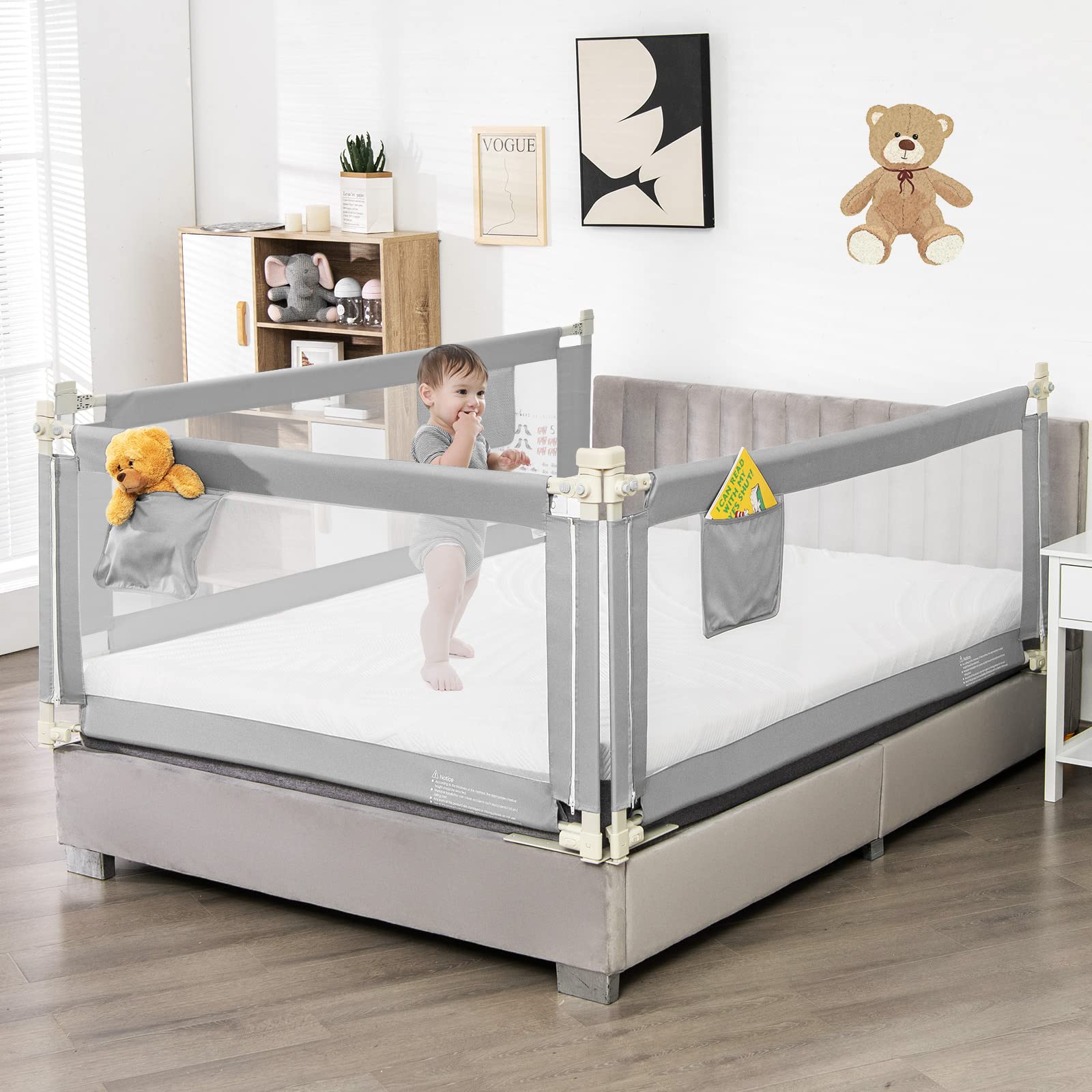 BABY JOY Bed Rail for Toddlers