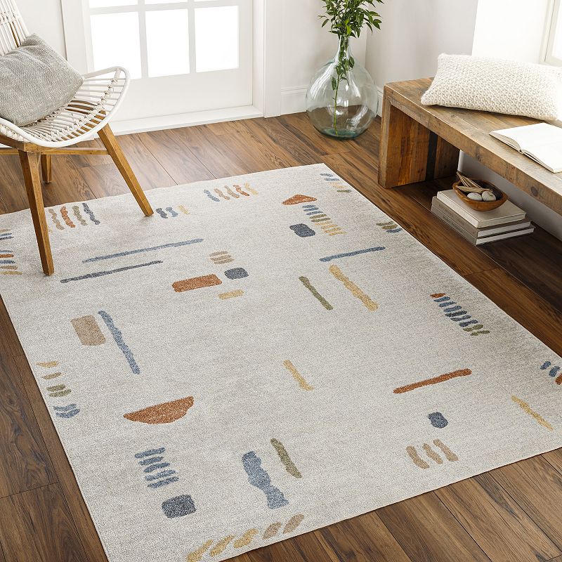 Decor 140 Lyanna Contemporary Washable Area Rug