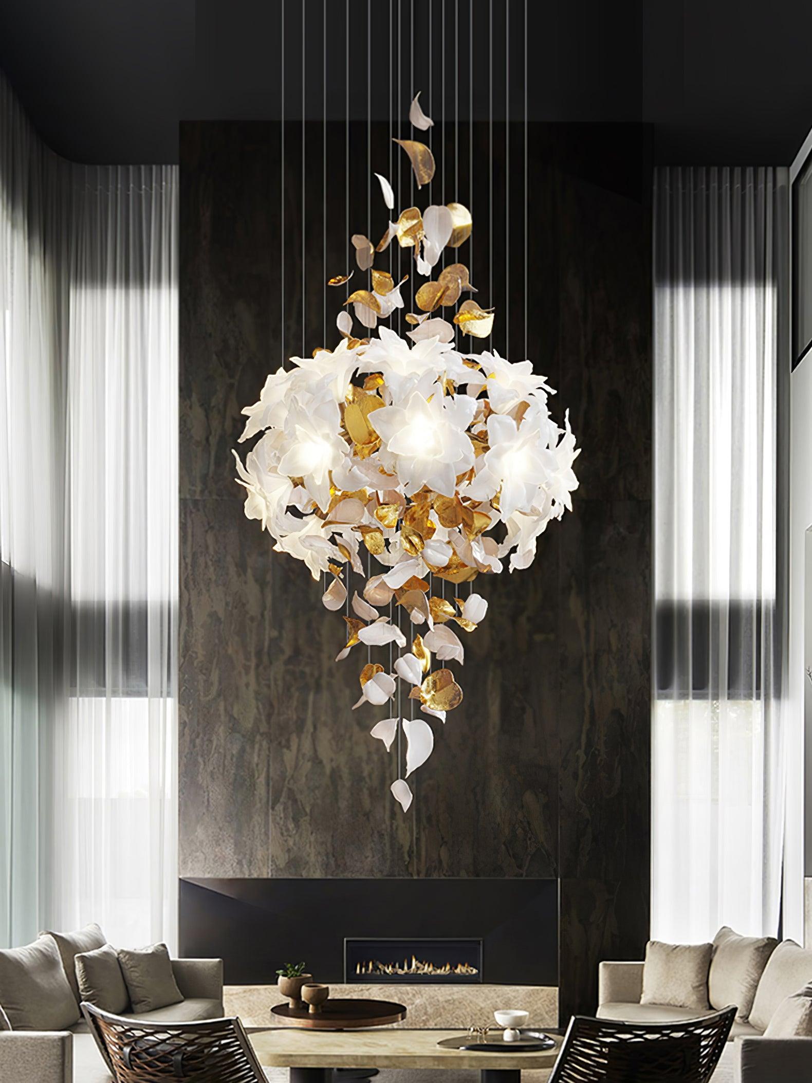 Flying Flowers Fluttering Chandelier