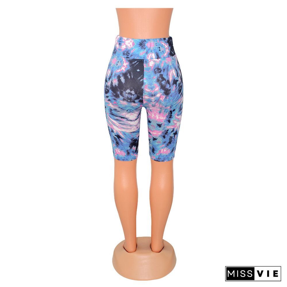 Fashion Printed Athleisure Shorts