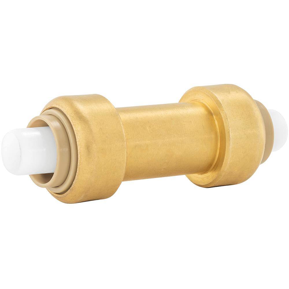 JONES STEPHENS PlumBite 12 in. Push-to-Connect Brass Check Valve C77466LF