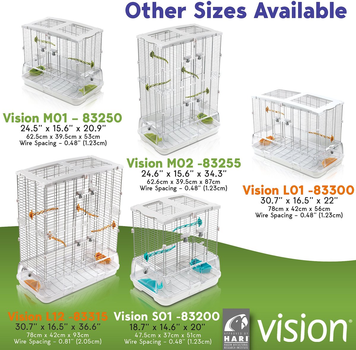 Vision II Model M02 Bird Cage