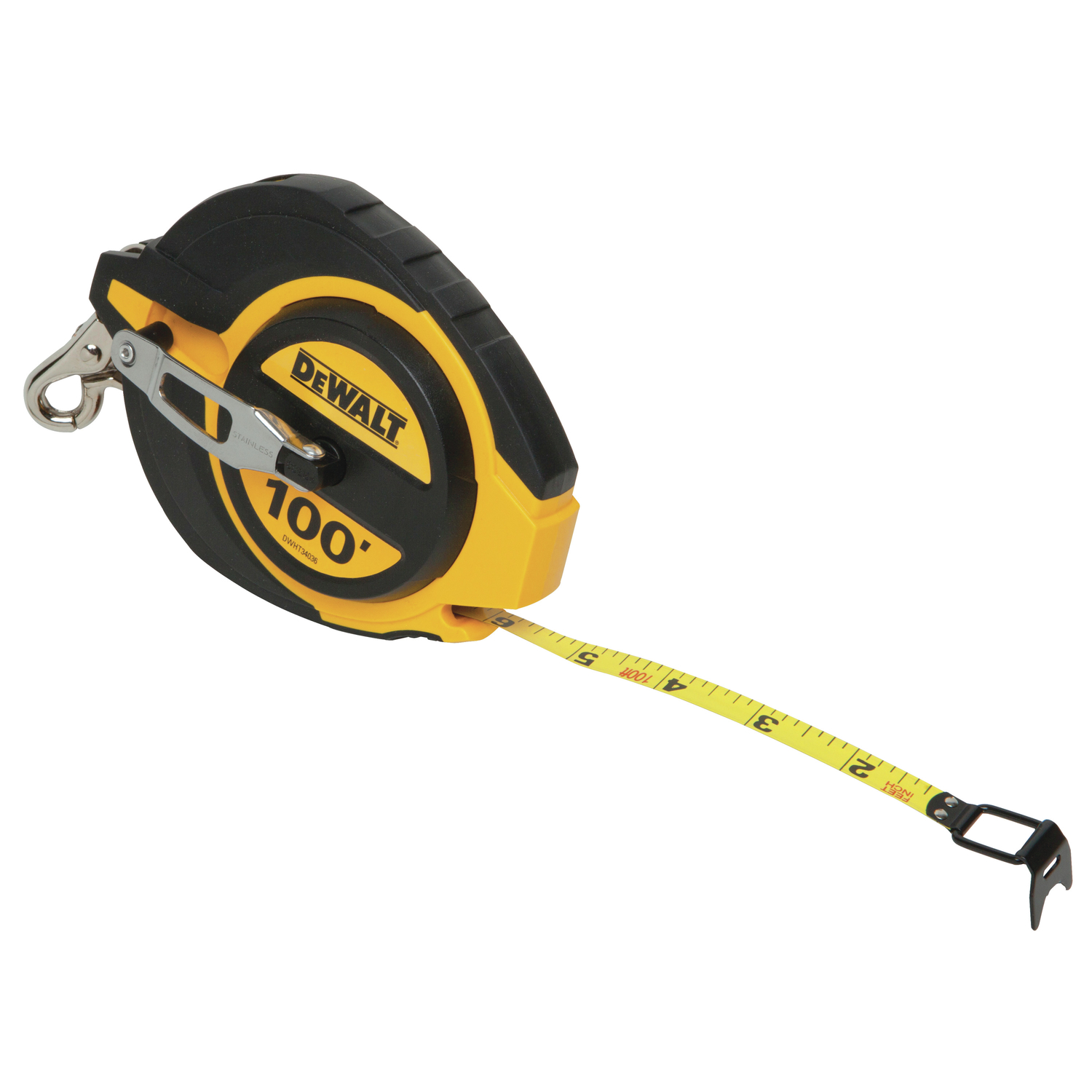 DW 100 ft. L X 0.38 in. W Closed Case Long Tape Measure 1 pk