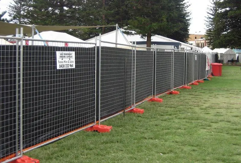 Factory Supply Australia Standard Removable Steel Tube Hoarding Fence Australia Temporary Fence