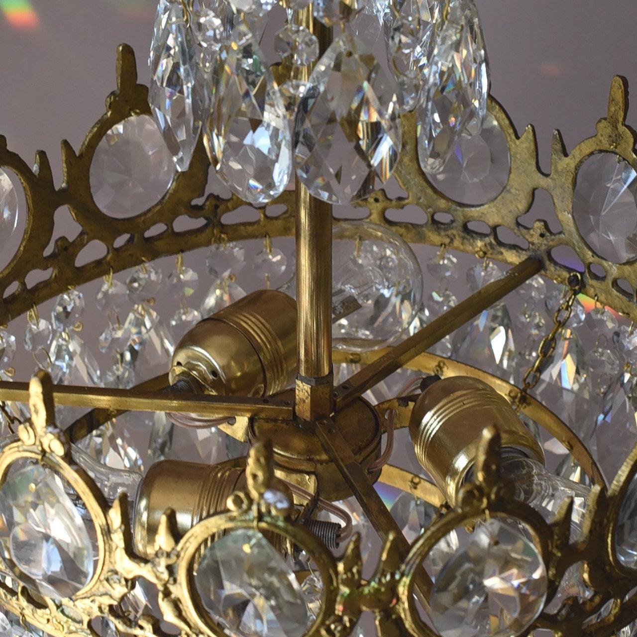 Vintage Crystal Chandelier