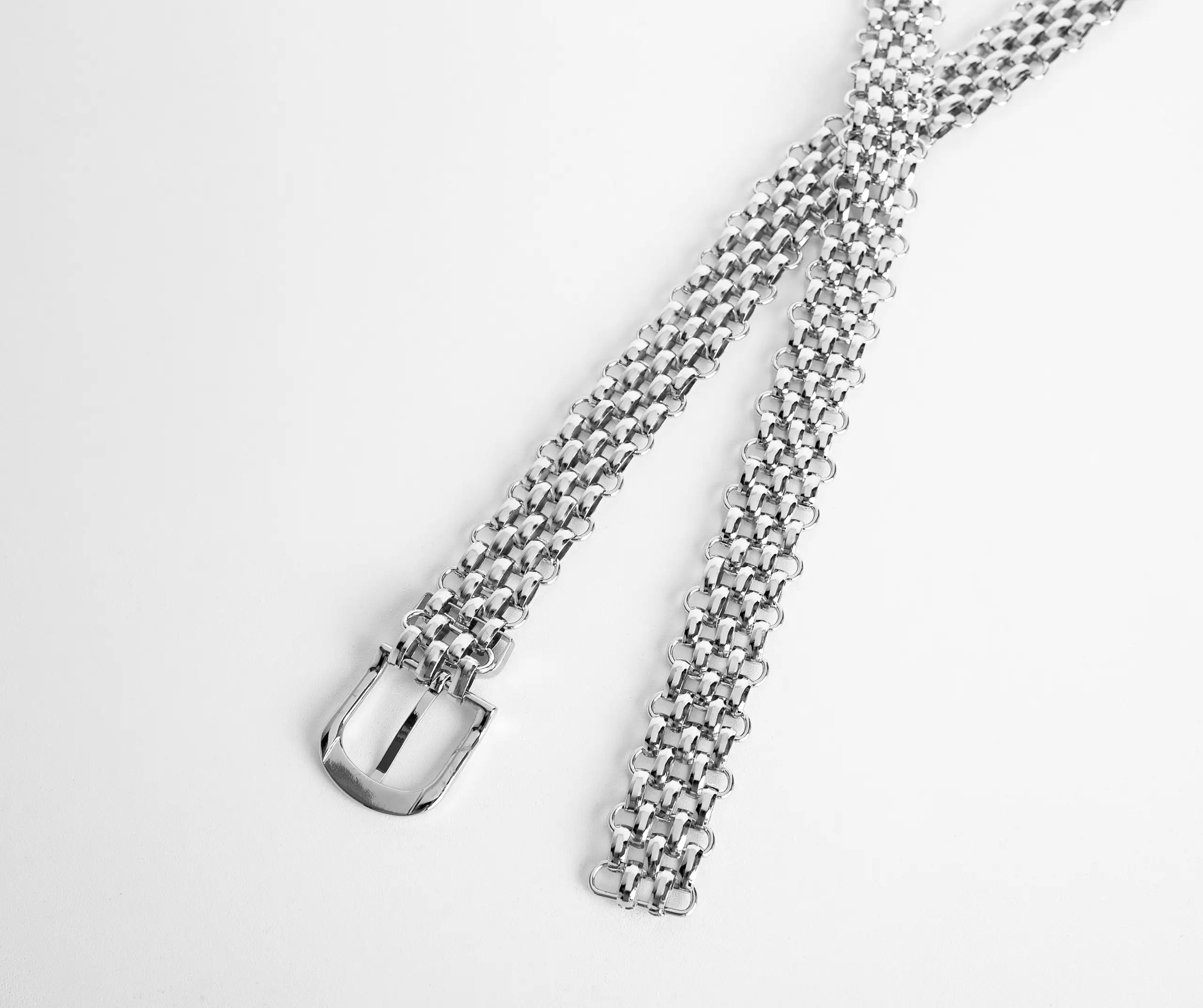 On Edge Woven Chain Belt