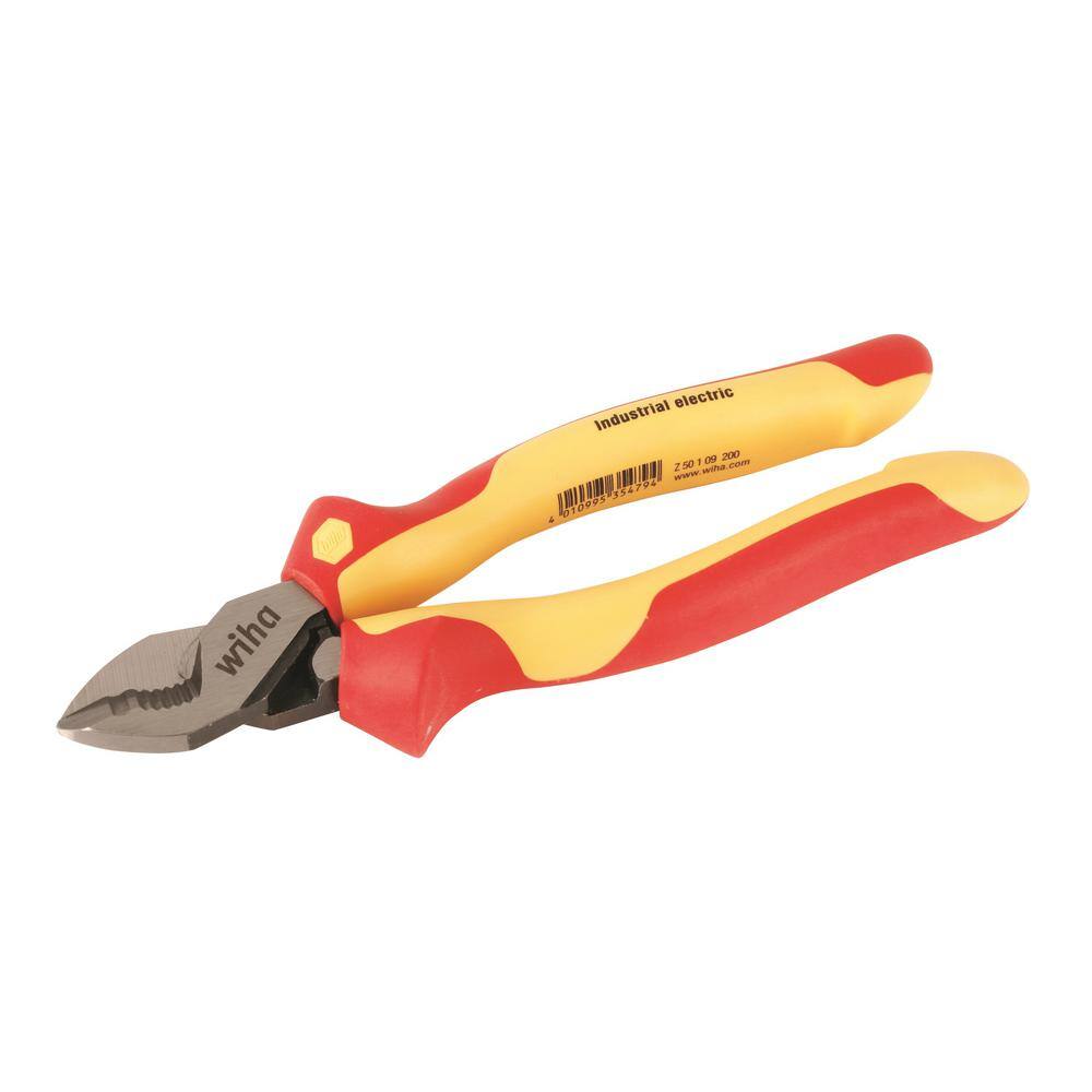 Wiha 8 in. Insulated Industrial Cable Cutting Pliers 32927